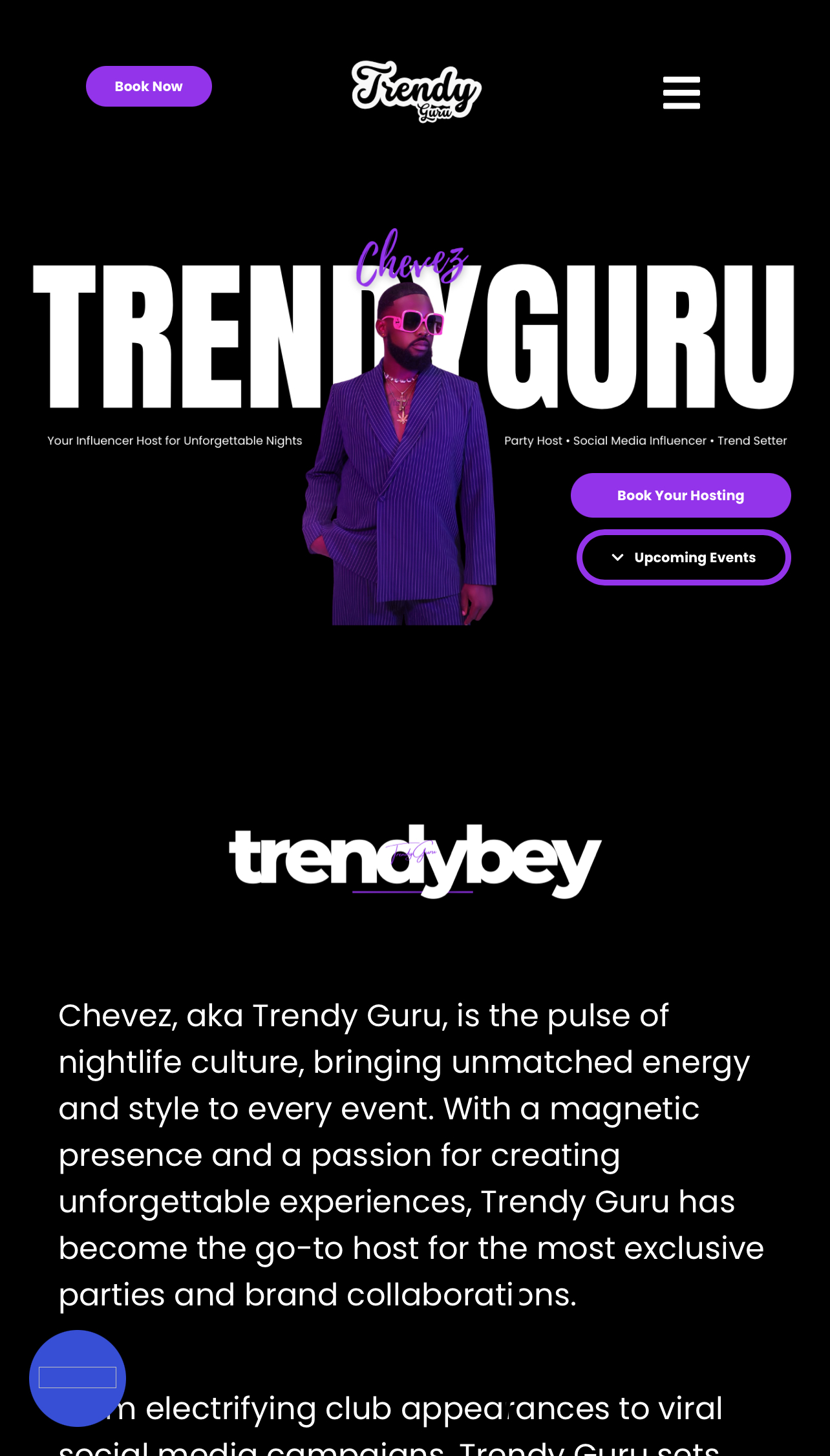 TrendyGuru mobile website